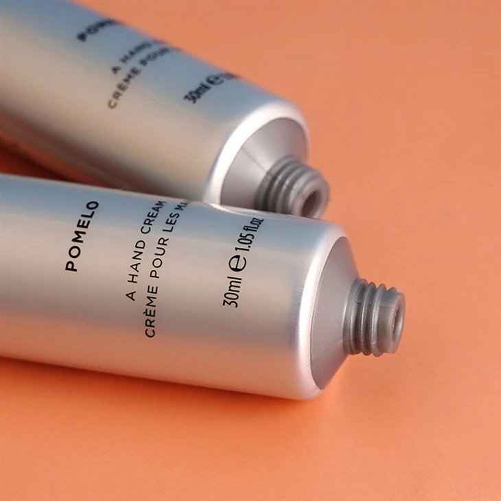 Empty Collapsible Plastic Tube Cosmetic Cream Container Aluminum Plastic Laminated Tube Hand Cream Packaging
