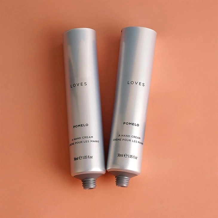 Empty Collapsible Plastic Tube Cosmetic Cream Container Aluminum Plastic Laminated Tube Hand Cream Packaging